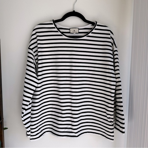 Tuckernuck Tops - Tuckernuck Striped 3/4 Sleeve Top